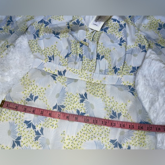 Ted Baker Suziiee floral-print woven mini dress With Asymmetric Ruffles Size 0 - Picture 7 of 16